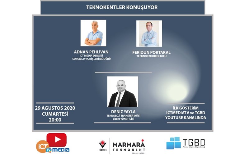 ‘’Teknokentler Konuşuyor’’ Programının Dokuzuncu Bölümünü 29 Ağustos Cumartesi Günü İzleyebilirsiniz!