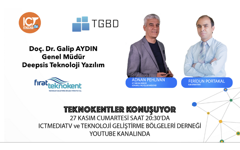 Teknokentler Konuşuyor Programının Elli Altıncı Bölümünü 27 Kasım Cumartesi Günü İzleyebilirsiniz!
