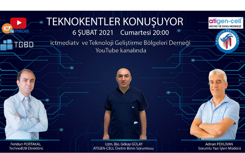 ‘’Teknokentler Konuşuyor’’ Programının Otuz Birinci Bölümünü 6 Şubat Cumartesi Günü İzleyebilirsiniz!