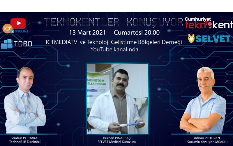 ‘’Teknokentler Konuşuyor’’ Programının Otuz Beşinci Bölümünü 13 Mart Cumartesi Günü İzleyebilirsiniz!