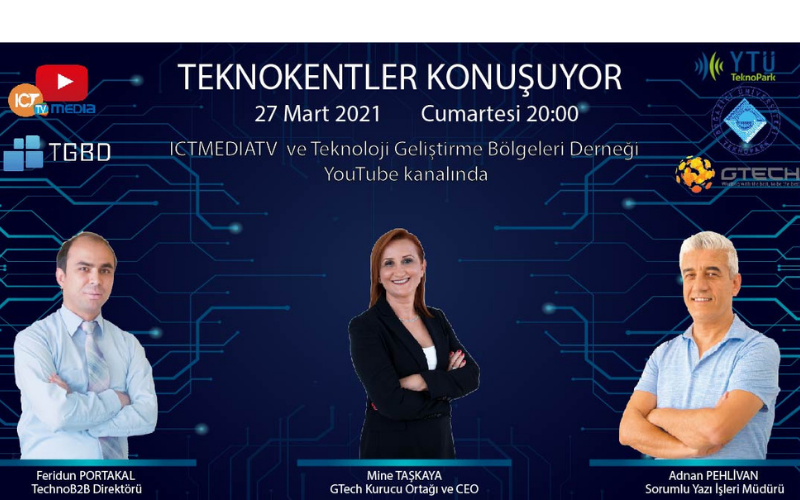 "Teknokentler Konuşuyor" Programının Otuz Altıncı Bölümünü 27 Mart Cumartesi Günü İzleyebilirsiniz!