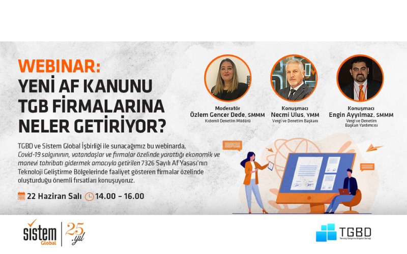 Webinar: Yeni Af Kanunu TGB Firmalarına Neler Getiriyor?