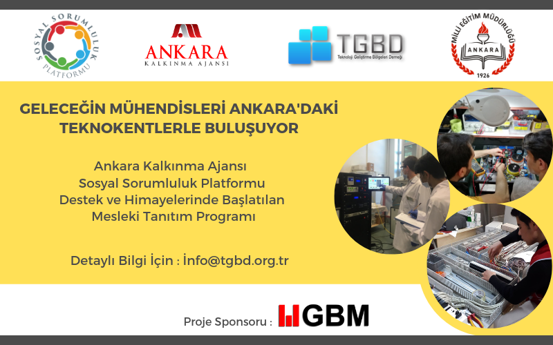 Geleceğin Mühendisleri Ankara'daki Teknokentlerle Buluşuyor...