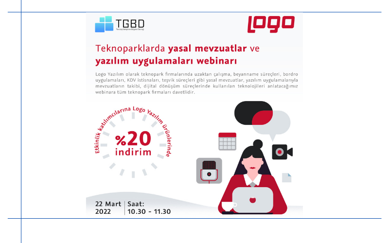 Logo Yazılım & TGBD İş Birliği / Teknoparklarda Yasal Mevzuatlar ve Yazılım Uygulamaları