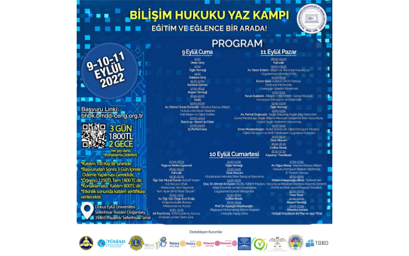 Bilişim Hukuku Yaz Kampı Hk.
