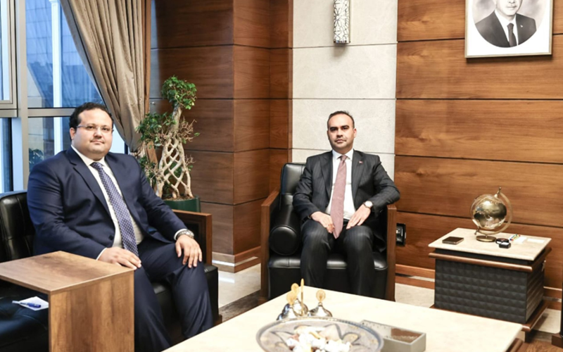 Sanayi ve Teknoloji Bakanımız Sn. Mehmet Fatih KACIR'a makamında ziyaret