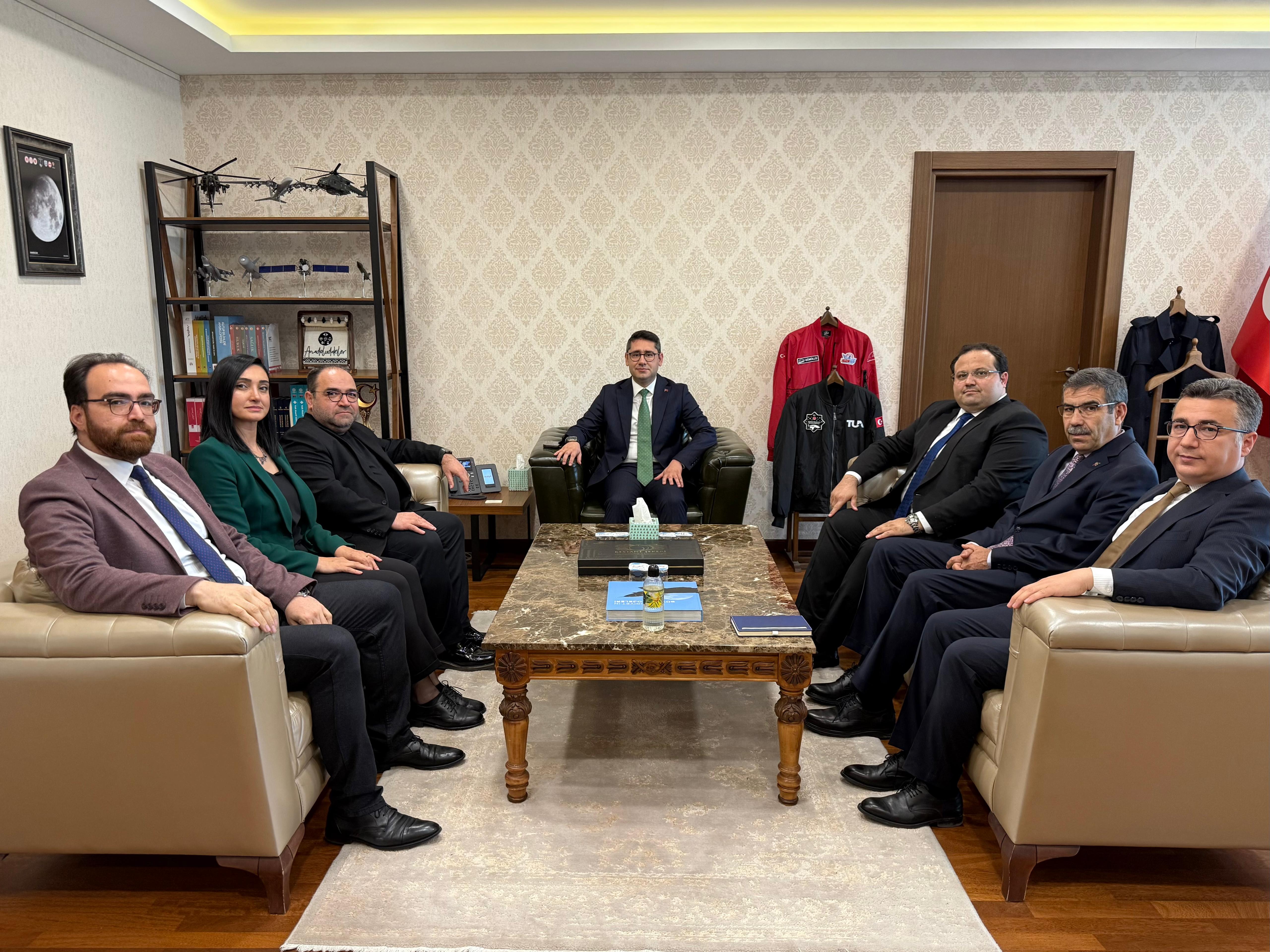 T.C. Sanayi ve Teknoloji Bakan Yardımcımız Sn. Muhammet Kasım Gönüllü’yü makamında ziyaret ettik